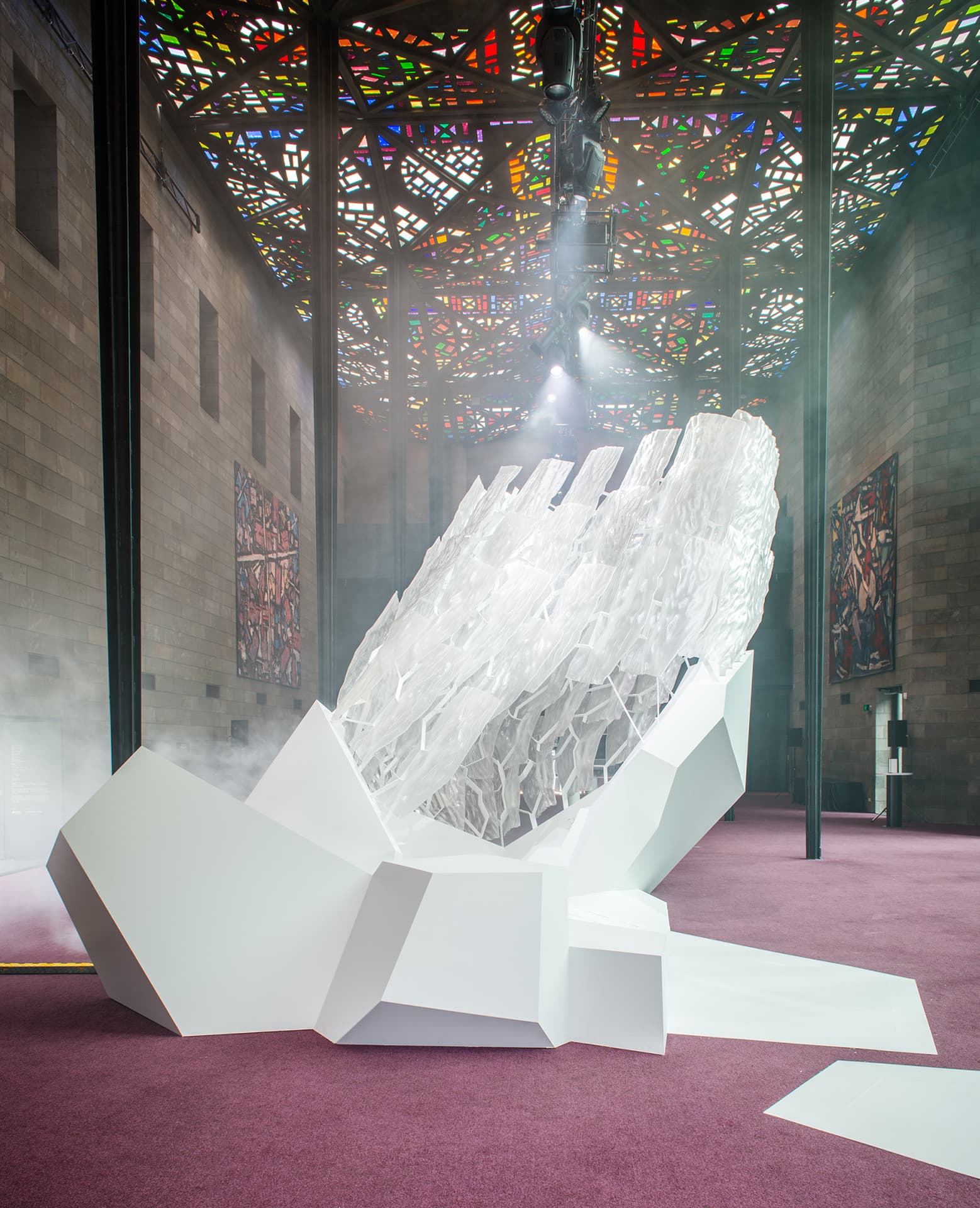 NGV Floe Pavilion — Robotic fabrication